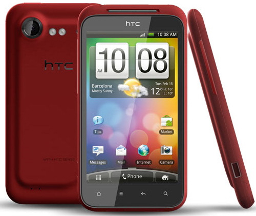 Röd HTC Incredible S