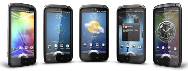 HTC Sensation lockscreens