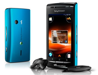 Blå Sony Ericsson W8 Walkman