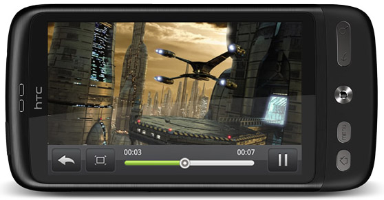 YouTube i HD på HTC Desire HD