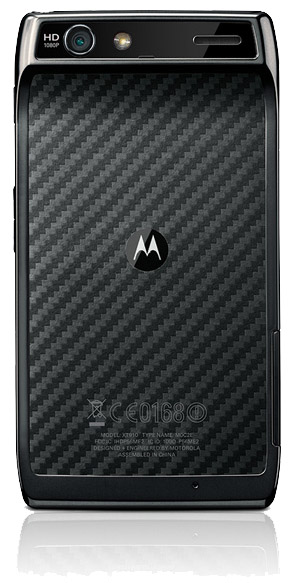 Motorola RAZR baksida