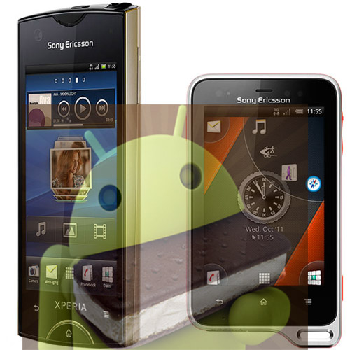Datum för Android 4.0 Ice cream sandwich för Sony Ericsson:s Xperia-modeller blir mer detaljerade