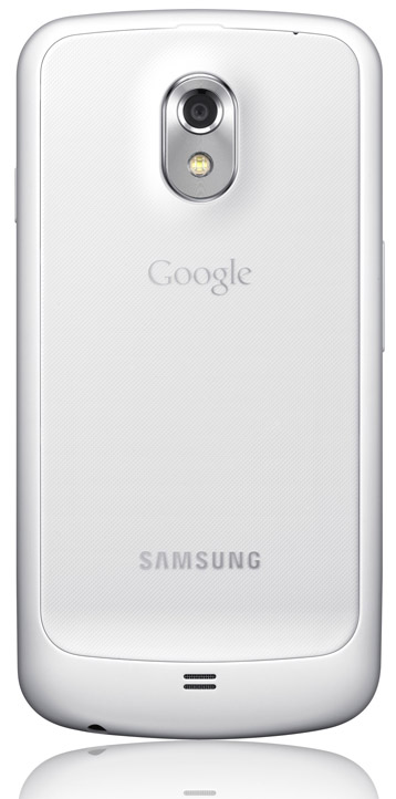 Vit Samsung Galaxy Nexus baksida