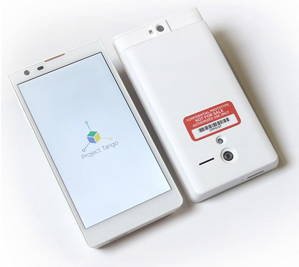 Google Project Tango mobiltelefon